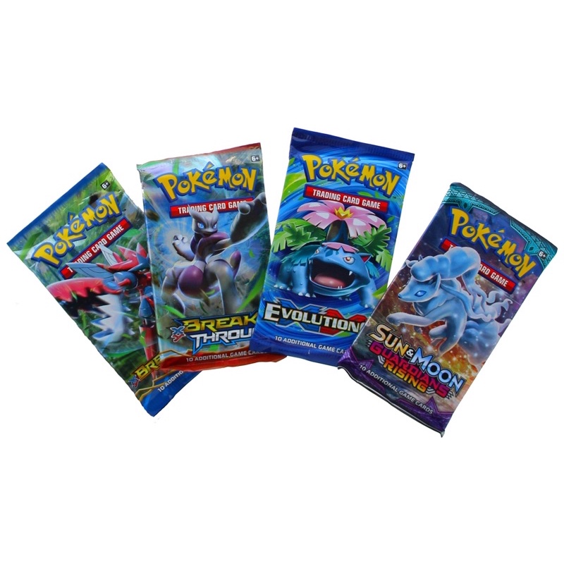 3 Packs Pokémon TCG mystery booster pack - Bubble Store