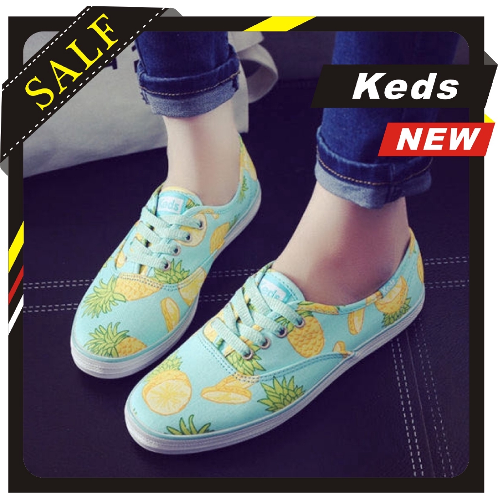 Women's fashion pineapple design keds 