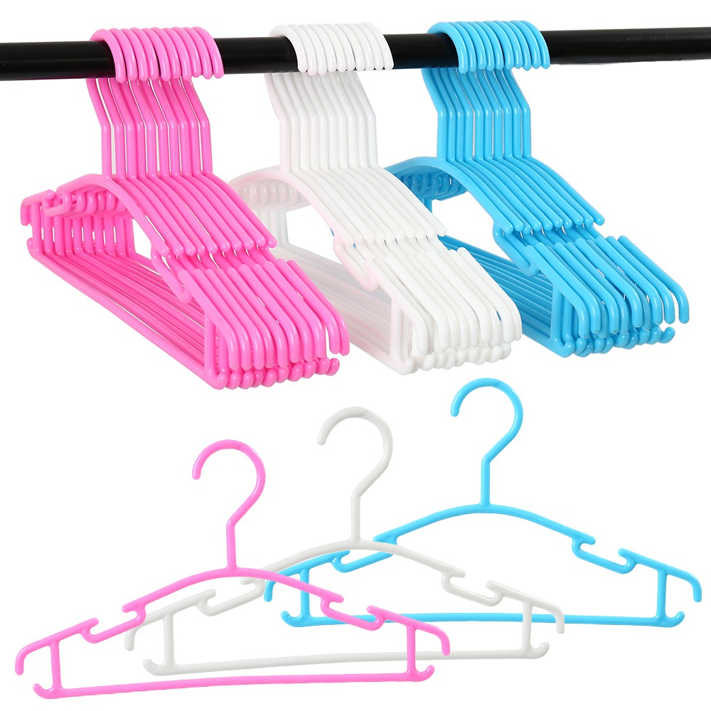 10/20pcs kids cloth hanger Baby Plastic Hangers Coat Clothes Children