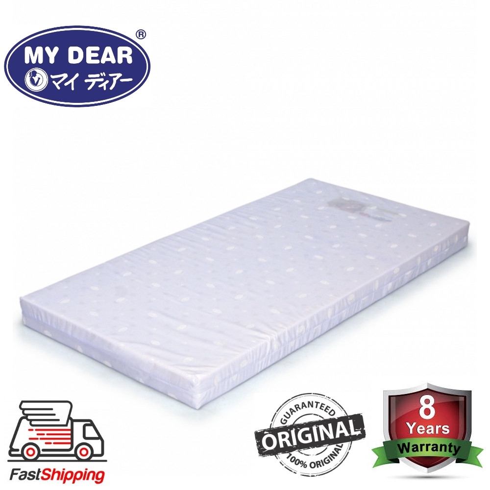 My Dear Synthetic Rubber Mattress 25088 For Baby Cot Size 24 X 48 X 3 Thickness With Ventilated Holes Shopee Singapore