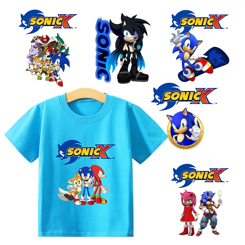 Sonic Clothes Iron-on Patches Washable The Hedgehog DIY Appliques ...