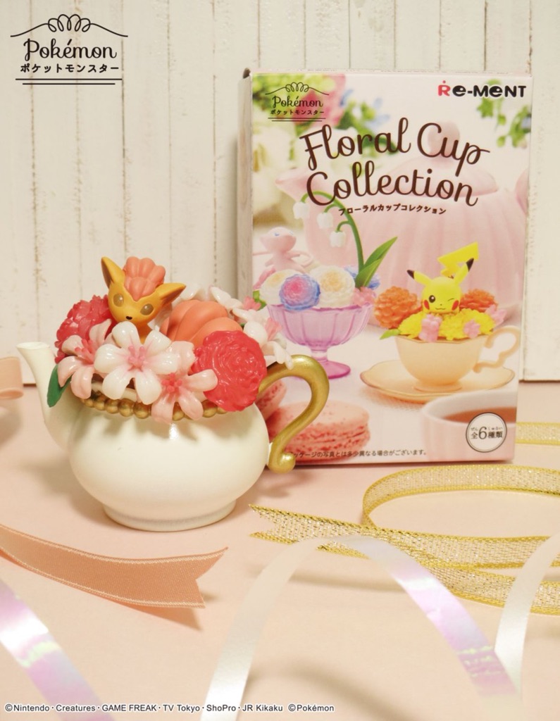 Re Ment Pokemon Floral Cup Collection Shopee Singapore