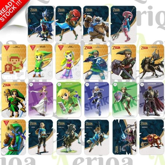 Amiibo Clone Card Zelda BOTW Breath of The Wild PVC Card Package