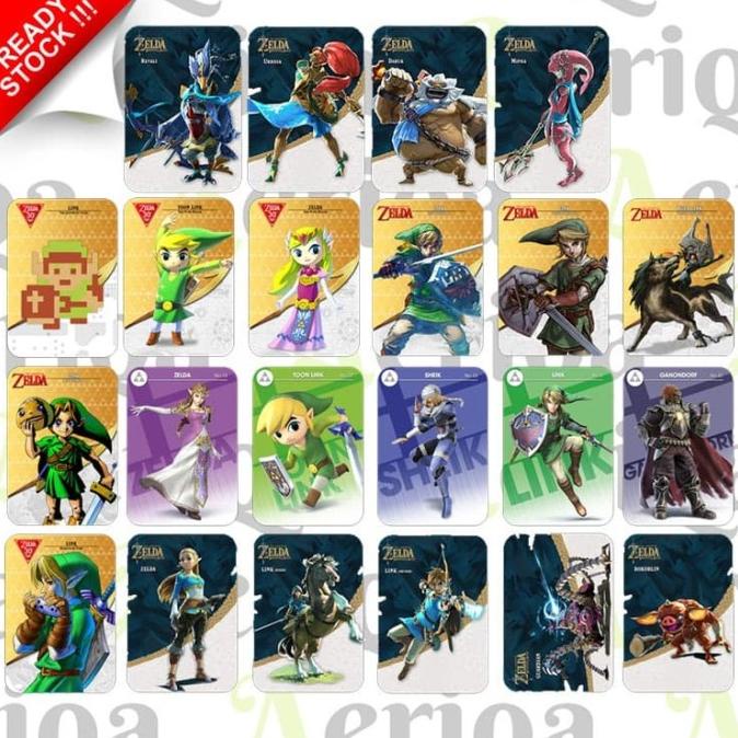 Amiibo Clone Card Zelda BOTW Breath of The Wild - PVC Card Package ...