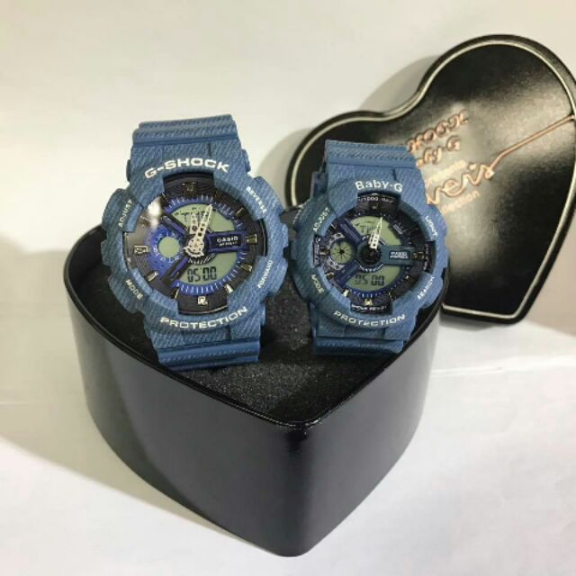 g shock denim couple
