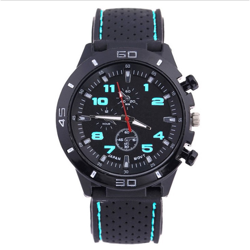 Business Racing Dial Buckle Sports Quartz Wrist Watch Men's Analog Luxury Watches Classic Casual Fashion