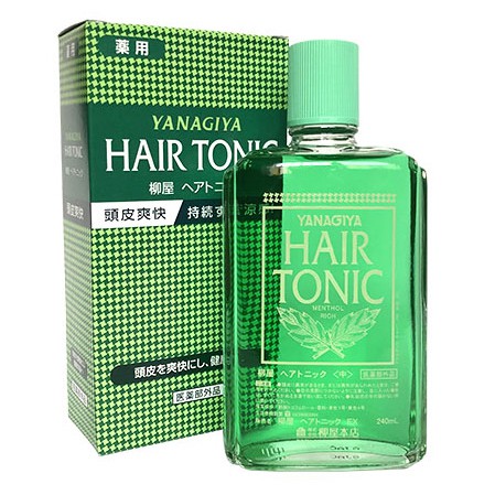 Made In Japan Yanagiya Hair Tonic Alomail Cooling Scalp Care Growth No Hair Loss Shopee Singapore