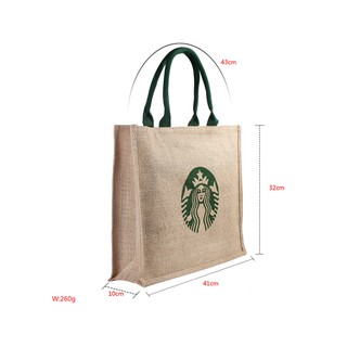 reusable shopper bag starbucks large