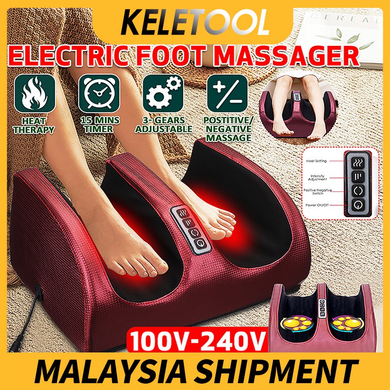Electric Foot Massager Machine Feet Relief Fatigue 3D Massage Balls