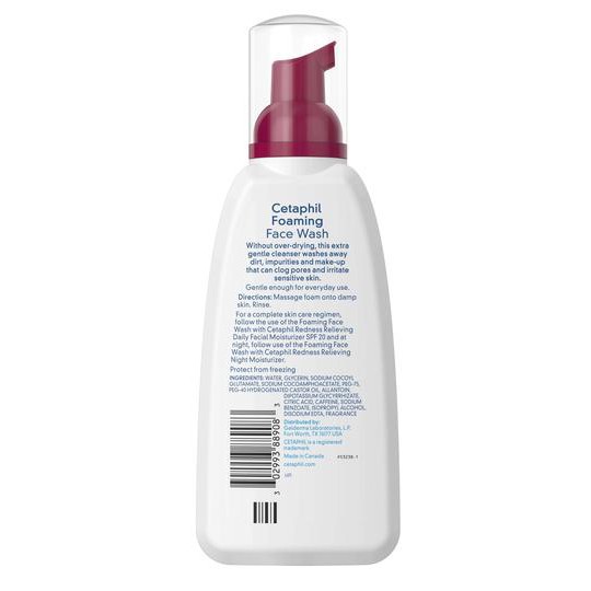 cetaphil redness foaming wash