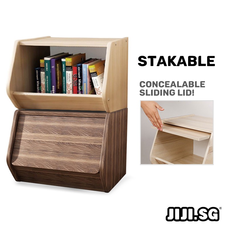 (JIJI SG) Denzo DIY Stacking Storage Shelves (Door / No Door) Storage