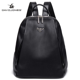Image of David Jones Paris backpack for women small leatehr bag pack ladies back bag