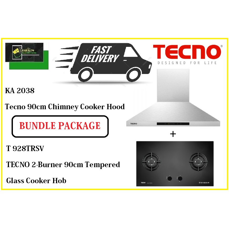 TECNO HOOD AND HOB BUNDLE PACKAGE FOR ( KA 2038 & T 928TRSV ) Shopee