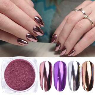 MAMA NAIL 1pcs Nail Glitter Art Mirror Pigment Powder Black Rose Gold Dip Powder Shining Chrome Powder Decoration UV Gel Polish