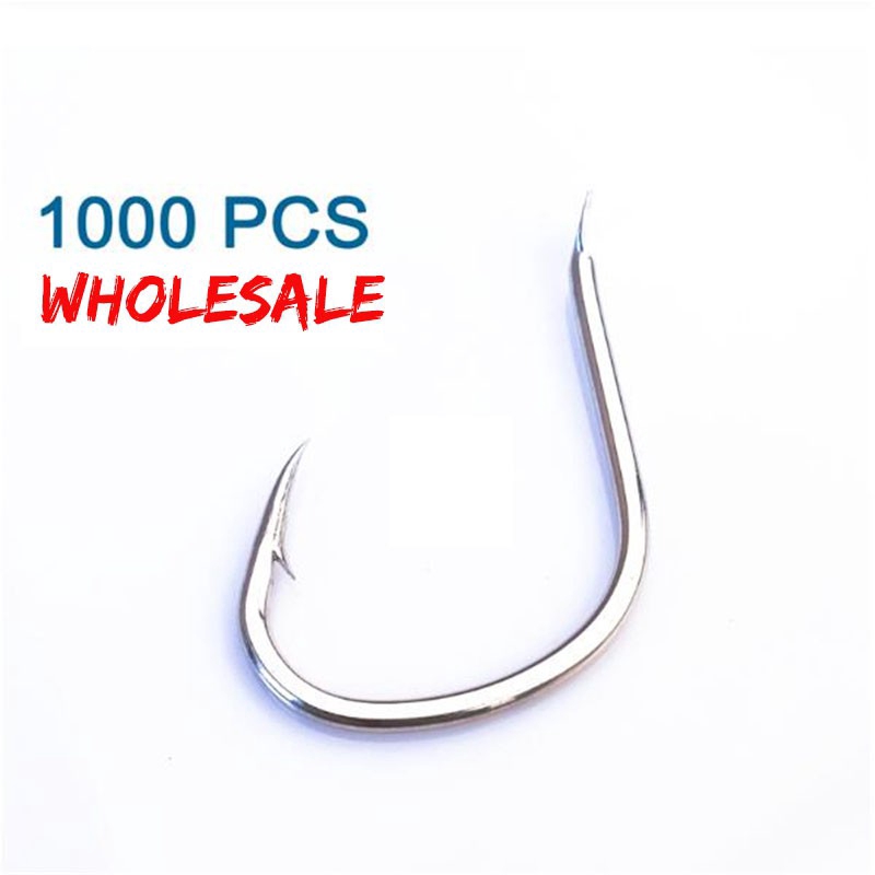 (Wholesale) JK 1000PCS Fishing Hook No.1 1/0 PIKE Spade ...