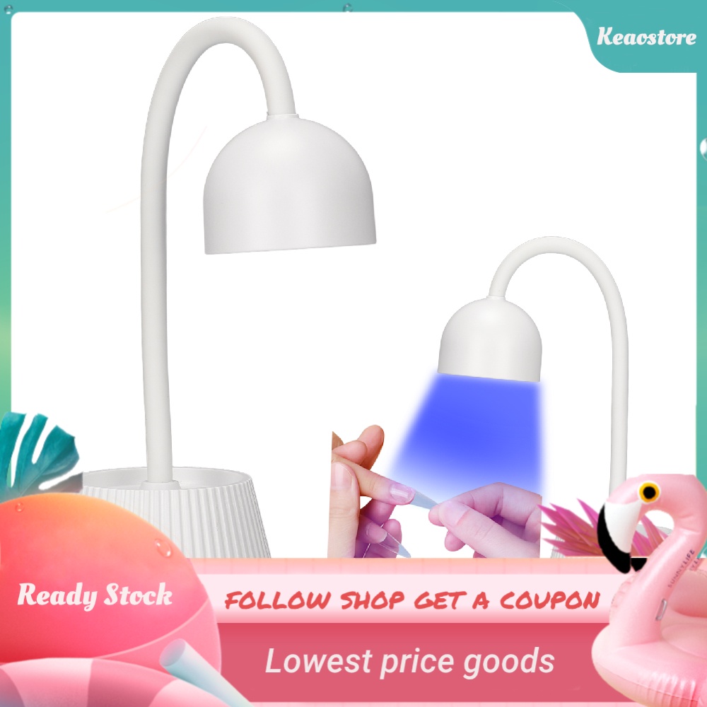 Keaostore 24W Nail Polish Curing Lamp 365nm 405nm 360° Rotatable Gooseneck USB Charging Gel Dryer White | Shopee Singapore Keaostore 24W Nail Polish Curing Lamp 365nm 405nm 360° Rotatable Gooseneck USB Charging Gel Dryer White | Shopee Singapore