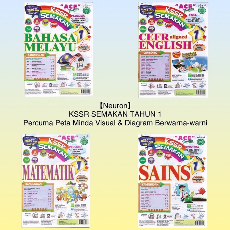 Neuron Ace Practical Year 1 Kssr Annual Learning Kendiri Abad 21 Kbat Dskp Pbd I Think Shopee Singapore