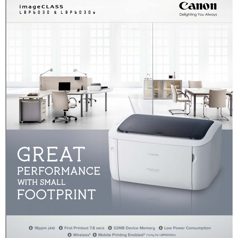 Canon Imageclass Lbp6030 Lbp6030w Monochrome Laser Printers Shopee Singapore