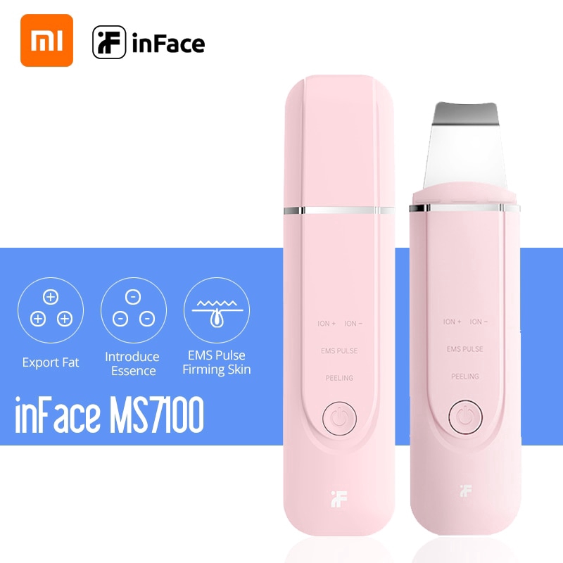 Xiaomi InFace Ultrasonic Ion Cleansing Blackhead Massage Skin Scrubber ...