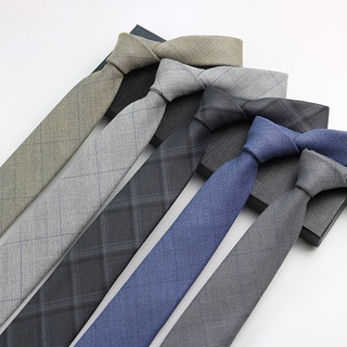 Cotton Tie Men's Hand-Knotted Korean Version British Style Retro Plaid Gentleman Wedding No Knots Zipper Narrow