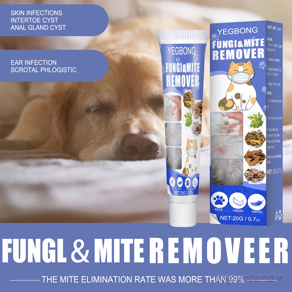Pet Skin Cream Treatment Ringworm Mites AntiItch Treats Stubborn