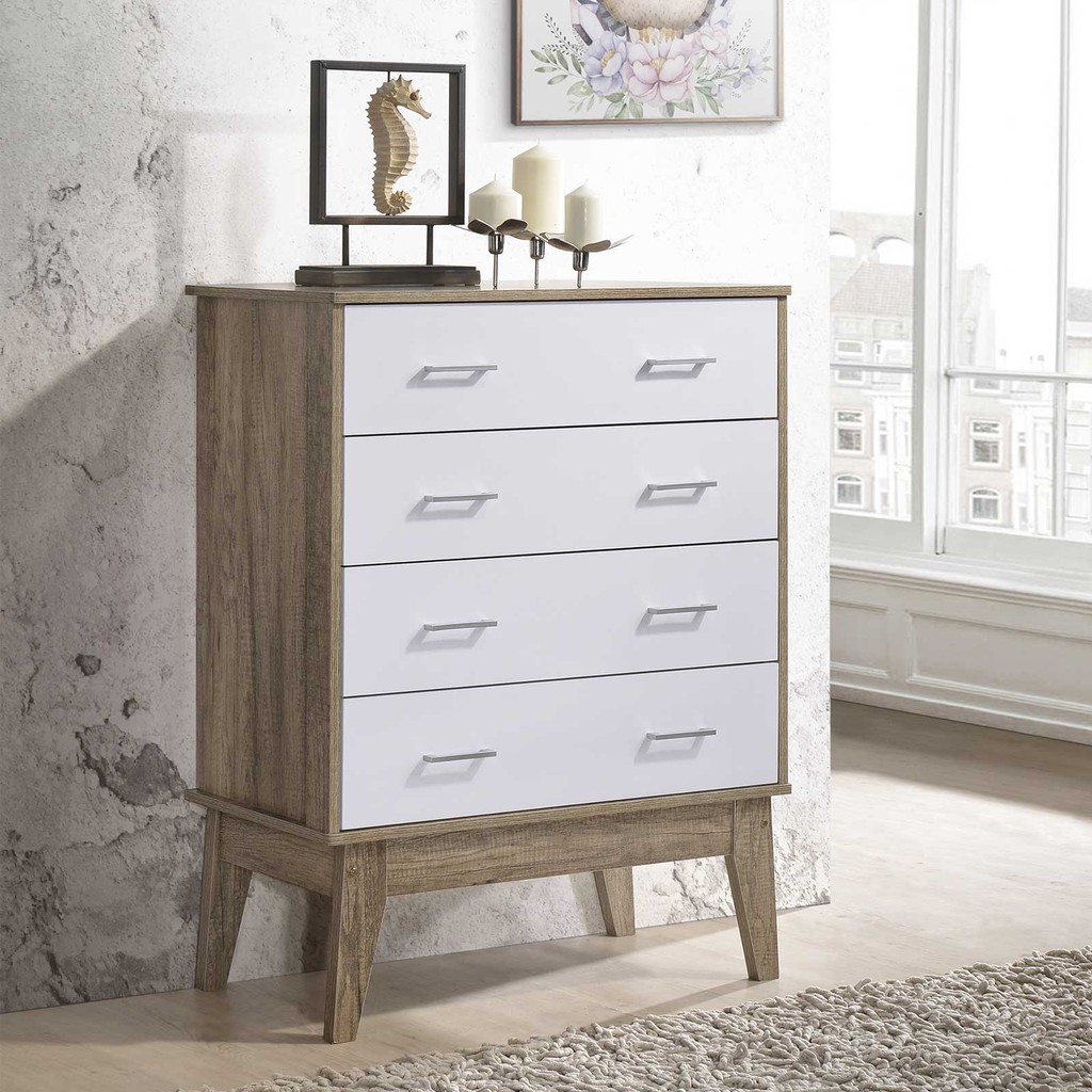 Scandinavian 4 Chest Of Drawers Free Installation Delivery