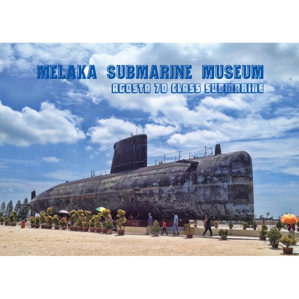 Malaysia Postcard Submarine Museum Melaka New Old Stock Shopee Singapore