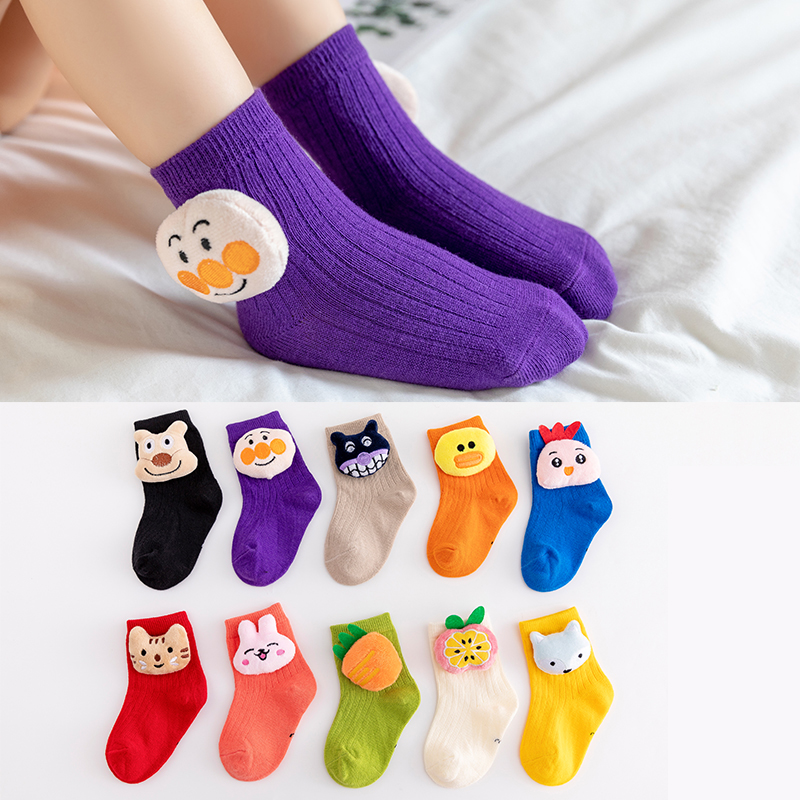 Cartoon Penguin Cute Newborn Soft Sole Anti-Slip Warm Socks FIged Baby Socks