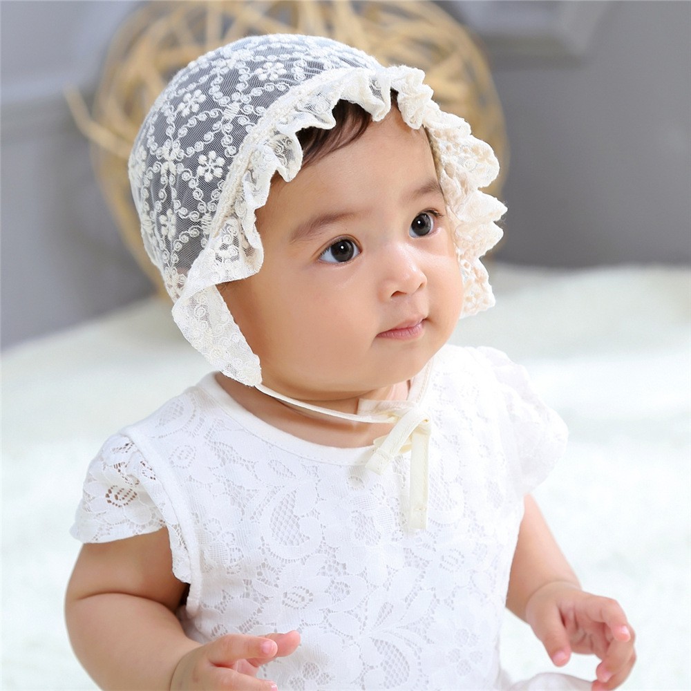 white toddler hat