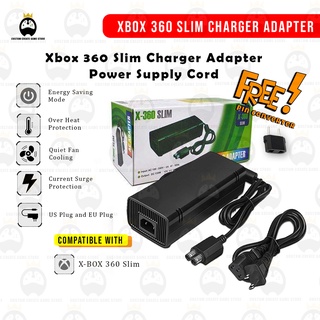 [Shop Malaysia] Xbox 360 Slim Charger Adapter Power Supply Cord And Xbox 360 Slim E Charger [ready stock]