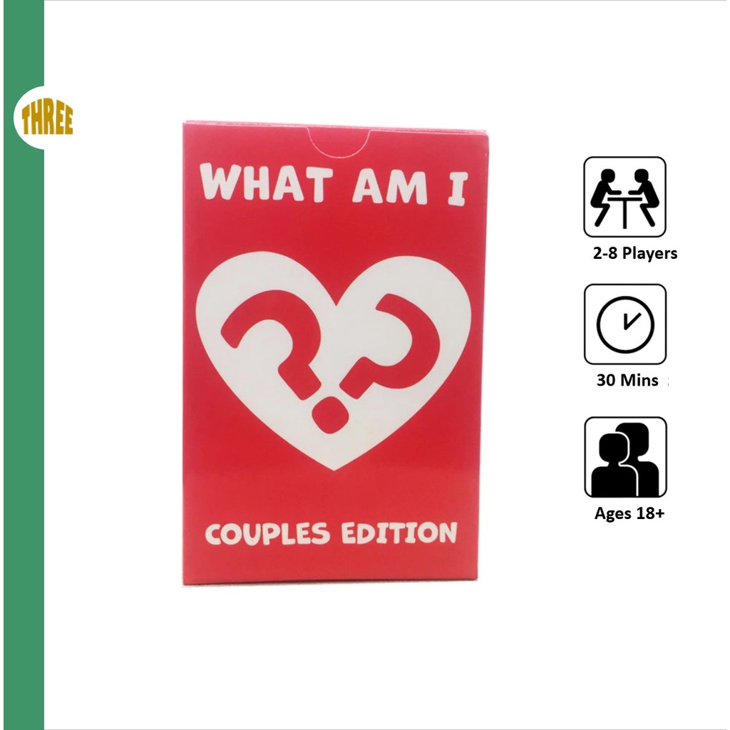 [SG STOCK]WHAT AM I Couple Edition Drinking Card Game Party Game