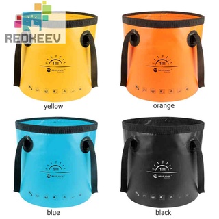 Redkeev  5L/10L/20L Portable Folding Bucket Collapsible Water Container Camping Fishing Travel Home Car Washing Storage #1