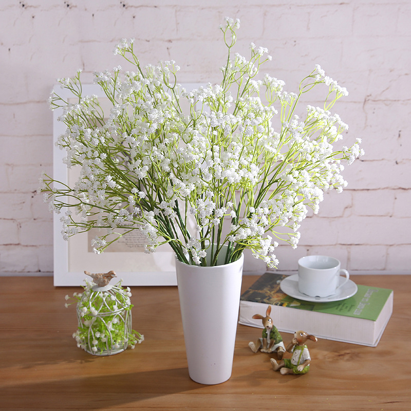 41cm Artificia Gypsophila Flowers Fake Mantianxing Silk Flower Bouquets For Wedding Decor Diy Home Party Ee Singapore - Fake Flower Decorations For Home