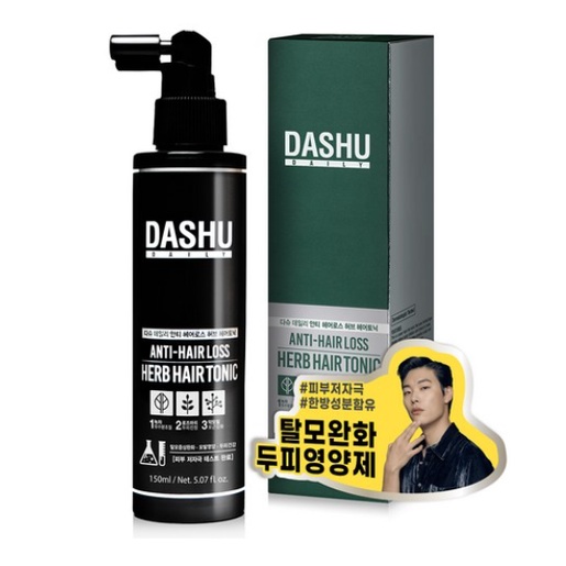 Dashu Daily Anti-Hairloss Herb Hair Tonic/ Korean brand / Scalp care / Hair  care / Oily / Dandruff | Shopee Singapore