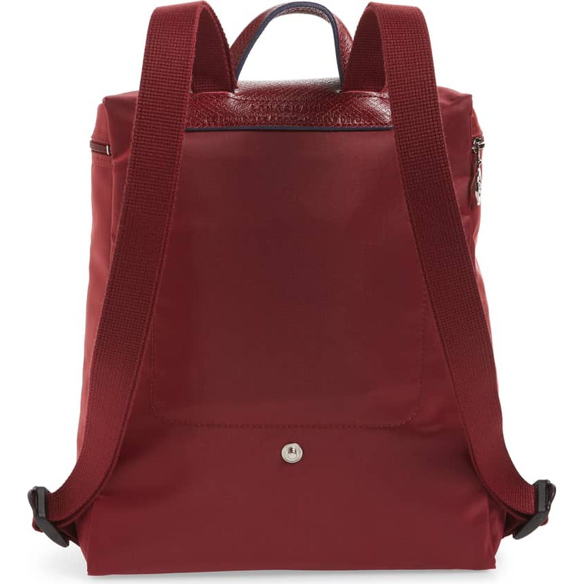 Longchamp Le Pliage Club Backpack Garnet Red Comes With Original Receipt