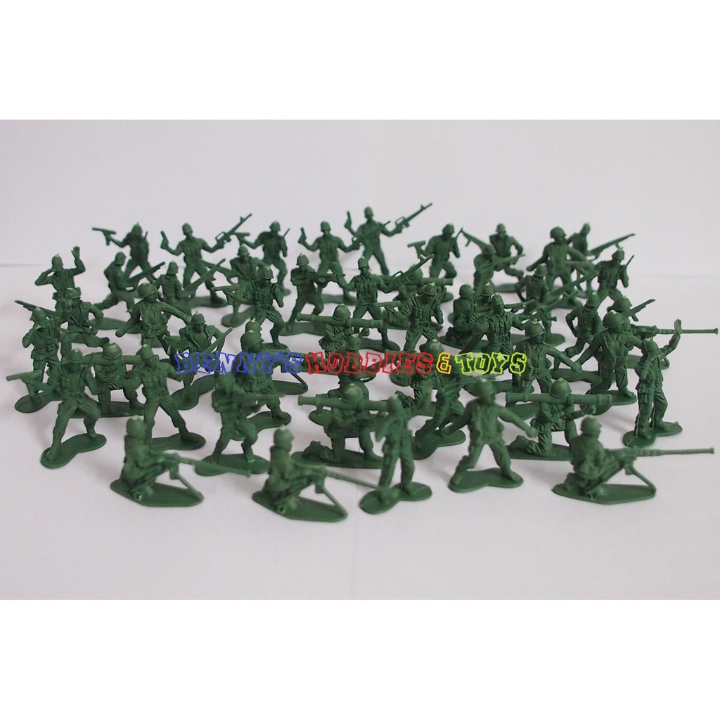 200pcs 2cm Plastic Toy Soldier Figurs Militray Army Men Table Accessories 