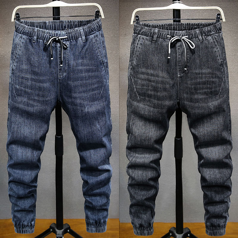 plus size jean jogger pants