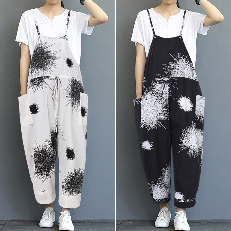 loose comfortable cotton jumpsuit