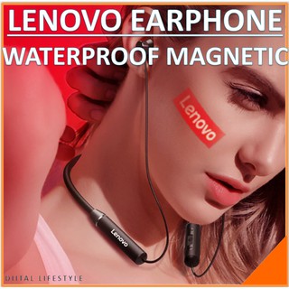 Lenovo HE05 Wireless Bluetooth Headphones IPX5 Waterproof Sport Earphones Magnetic Headset with Mic Noise Cancelling Ear