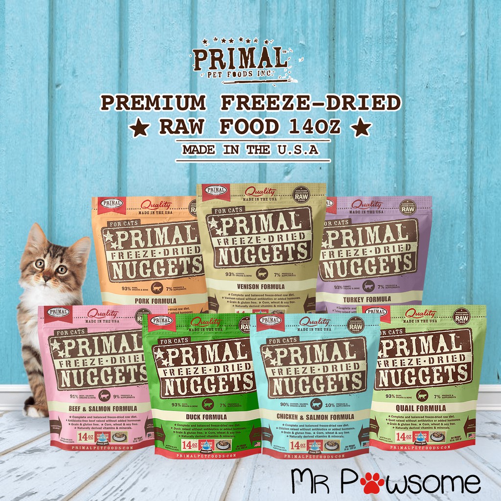 primal quail cat food