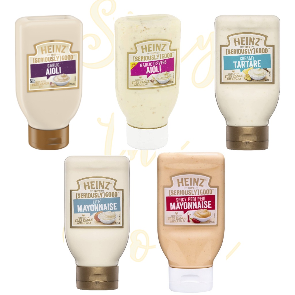Heinz [ Garlic Aioli / Garlic Lovers Aioli / Creamy Tartare / Lite