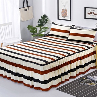 Unimont Bed Skirt 1 piece Bed Sheet Cadar Bedspread for 4/5/6 Feet Bed Queen King Size