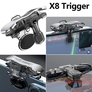 X8 Trigger PUB G Controller Electronic Mobile Gaming Trigger Controller Gamepad Joystick
