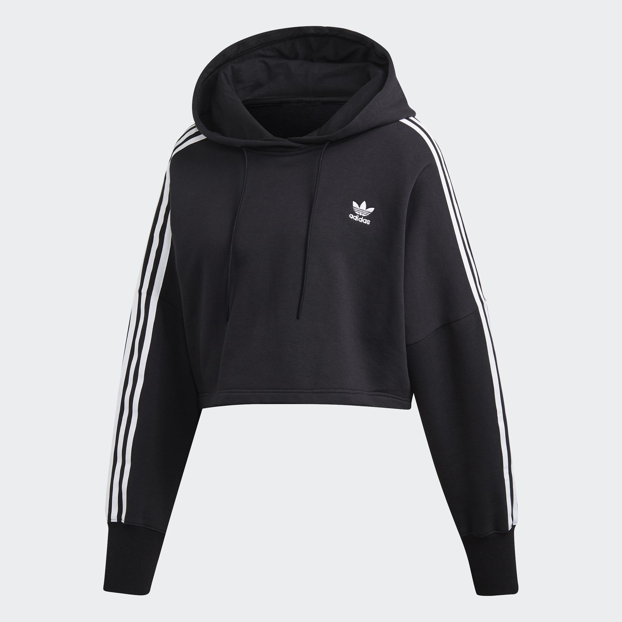 adidas black hoodie womens