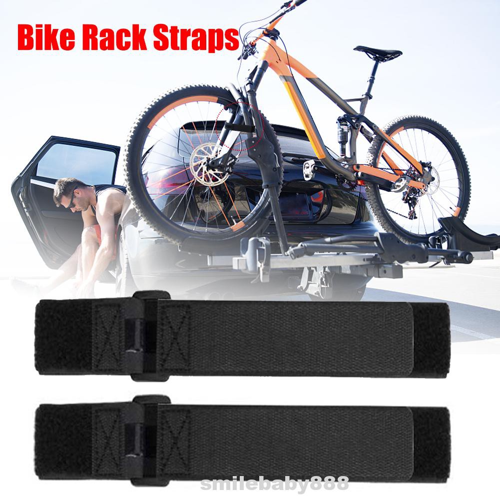 bike rack wheel straps