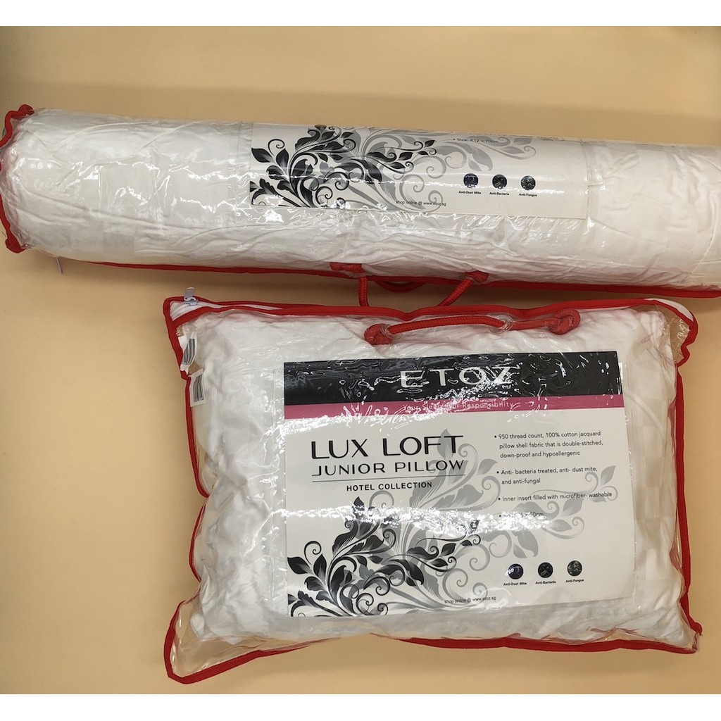 Etoz Junior Pillow Or Bolster Luxury Cotton Jacquard Cover Kids