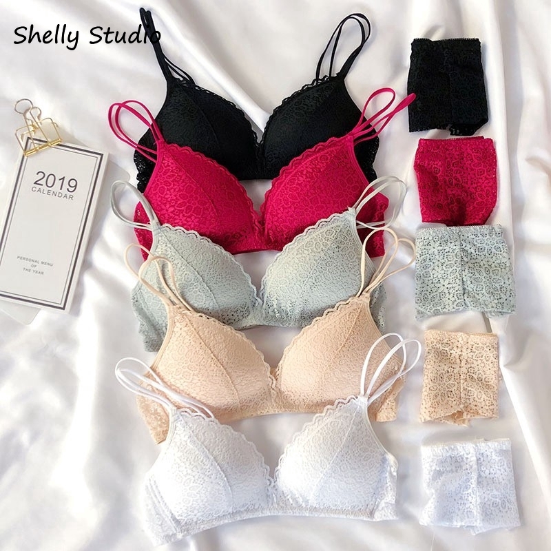 push up black bralette