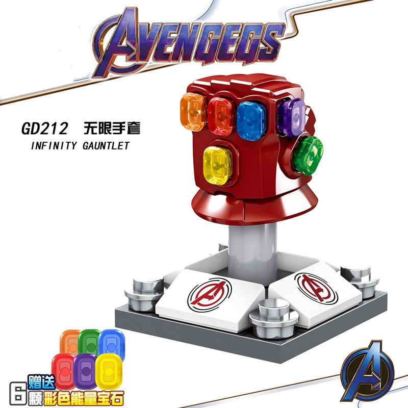 Avengers Endgame Marvel Iron Man Infinity War Superheroes Building Blocks Toys 