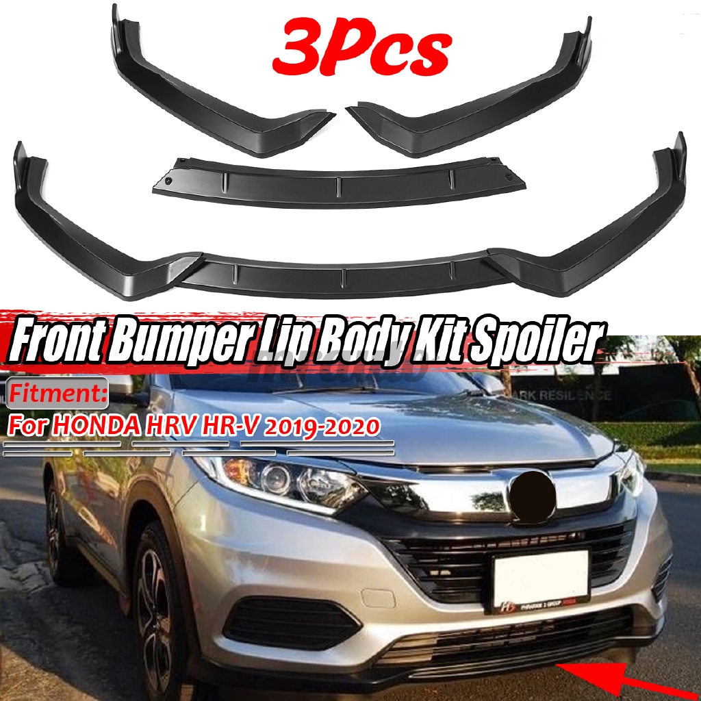 For Honda HRV HR-V 2019 2020 Matte Black Front Bumper Lip ...