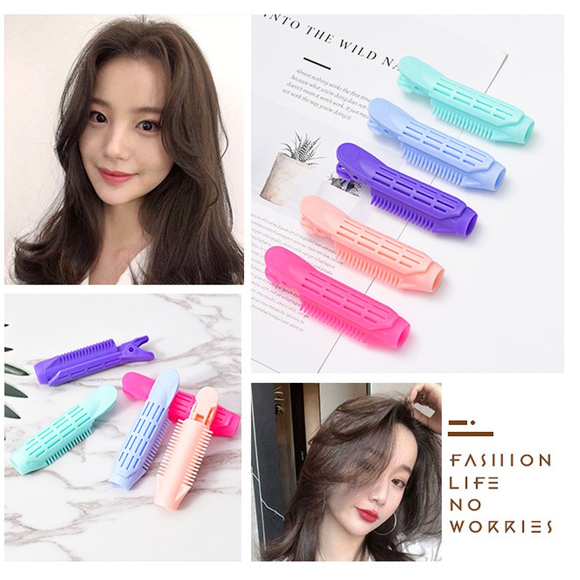 LIMITED TIME DISCOUNT】6Pcs Volumizing Hair Root Clip Self Grip Root Volume  Hair Curler Clip Naturally Fluffy Curly Hair Styling Tool Rollers | Shopee  Singapore
